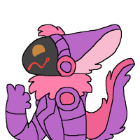 She’s a electric protogen that can shock you in a minute