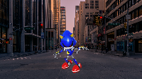 Hello everyone. I've no posted here for a long time, so here is a metal sonic creature in the biggest city from the world. Hope you all enjoy it.