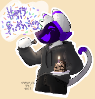 Today is my bday! Here's a gift I got from mason jar#3920, I think it looks great! (They even gave me a cookie cake, my fav OwO)