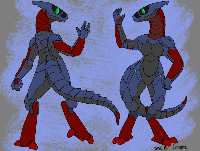 You know the rules of my posts, sorry for not uploading for a long time but I couldn't come up with something synth related until I found a base that looked like the thing I want him to be so I decided to color that and here's the results and maybe because I haven't had a lot of stuff to drawAnd like the protogen he has no name, I asked my friend because he previously owned the synth but I did not like the name so I am thinking of another one