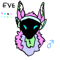 Age: 23 | Eve is a male protogen furry, who likes to hang out with his sister, Ade. Eve often feels bad for Ade because of what she has been through.