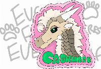 Meh idk I just made a fursuit badge idea. The watermark is not apart of the design tho
