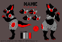 This is the ref sheet for my Protogen sona, Critical. I think out of all my OCs, I love drawing him the most! ^^ 


Base by BurntGears on DeviantArt (colors by me)