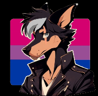 This is my Bisexual sticker and I will post my newest sticker which is a Trans version of this and I will post right after this goes live.