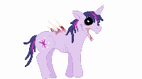 Twilight at full stage infection!!!! (Lore coming soon!!)

Name: Twilight Sparkle
Status: Infected

Infection:
Sanity:
Stress:
Health:
Hunger:
Thirst:

Wounds:
- Torn wing
- Mouth rot
- Wasting disease