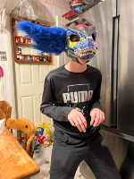 this took me 2 hours to furr but i am proud of myself, because i think i did good ^^ gonna furr the second one in a few days. working on the foot as well but currently mainly focussing on the ears.