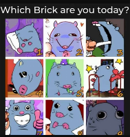 Which brick are you? I’m #1 today