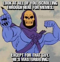 what is this skeletor meme