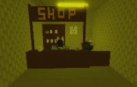 Seems like there's a shop in the backroom. Isn't almond water a currency for backrooms? (Made this a year ago)