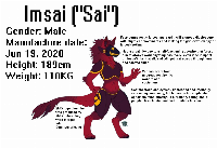 so uh

was talking to a friend's relative after he came down to visit for his birthday and he didn't want this prot so he gave me the boi

created lore for him