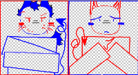 a wip for a clay (red) and mud (blue.)

clay you made a post making it so these two were canon dating. 
so yeah ship art ig

I shall call the shop..hmmm dirty creation..hrmm idk you can decide in comments.

I am fritz on a alt btw.

mud is my oc. so thats why it has the "fanart with OC's" tag.