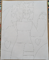 Date of Birth: December 15, 2003.
Gender: Female.
Age: 21.
Backstory: Shela is someone who didn't have the best childhood. She was born half blind but only noticed it when 8 years old. Time passed and she had a education but didn't really enjoyed it because she got bullied. Until one day when she had to share her animal trait Shela was hesitant at first but did it anyway she didn't know that her dad was nearby and he wasn't happy. When Shela got home her dad cornered her and scratched her eye badly after that she ran to her room crying the pain was so bad that crying only made it worse. More time passed and her life has really changed nowadays she has friends and goes on adventures with them but deep inside she's really hopeful for all the stuff that happened to her which makes tear up when alone she is truly a happy wolf.