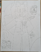 Date of Birth: August 2, 2006.
Gender: Male.
Age: 18.
Backstory: Hydra is one of the elements of I3oss he is on the water side but he wasn't always like this let me tell you. When young Hydra was an ordinary fox until one day when he was playing outside later it started to rain and he felt a weird sense of drops go through him. At first he brushed it until Hydra felt it again but this time he saw body turn into water he didn't what know what to do so he kept it to himself though was a bit scared he just didn't show anyone. Nowadays he works for Hydra Rapid (HR) and got married to a scarred wolf. Life goes well for him and on the way Hydra made friends that go adventures and he joins to but not that much. One thing he doesn't know is that he was gifted by the rain...