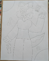 Date of Birth: September 30, 2009.
Gender: Female.
Age: 15.
Backstory: Cada is a person who's a bit shy when meeting now people but after awhile she gets used to them. Her shyness was much worse when young that she had no friends to chat with but her shyness lead to her getting bullied which she didn't enjoy because of that Cada had bad thoughts like 'Your the odd one' 'Two colored freak' also her parents hated her because of Cada's fur they didn't expect it to be two colors. She had a decent childhood but did get abused her dad cut Cada's stomach it wasn't too deep but very painful. Nowadays she has friends and goes into shenanigans with them but she's ok with it after all having friends is the best thing she can ever have.