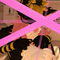 NEW SONG! I GOT INTO BREAKCORE!!!!! RAAAAAUUUGGHHHHH!!!!!
college is here and so are my working hours. uuuggghhh.
im hanging in there, don't worry, my friends!
wahooo!


Image Credit; Put together in Canva. Photo taken by me in VRChat. Me and my (now EX) boyfriend.
Avatars being used in this image; [T] (NSFW) Prince Death by Dogee__. (Avatar BANNED off VRC. sowwy, no hot egyptian rex for u :3) \ [B] Pink Candy Mayu - I think it's by ARTI? I forgot. Go to Prismic's and throw in ..Mayu'' in the search bar and dig through the AVIS till you find this one.
Tonight's Song; MASKED DEDEDE - Kirby: Triple Deluxe
LUKA LUVZ U!

View my song HERE!!!; https://soundation.com/user/luka-iz-a-good-boy/track/reupload-our-romance-for-our-time
