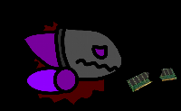 he's sad bc someone broke the ram