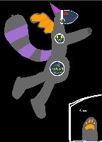 This was my first time drawing my protogen OC. I think it turned out really good, what do you think. He so cute isn’t he? B4 u ask, yes u can make fanart of it, the other side is exactly the same as the side pictured so don’t ask what the other side looks like.