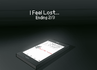 I just started the game and the sanity meter was down and it ended giving me the second ending. idk what happened, it was jus like "I don't feel so good" then boom second ending. How does this even make sense?