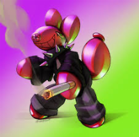 Riddle me this Batman, HOW THE FUCK DOES AN INFLATABLE SMOKE WEED?!

Not my art. Found it on Google.