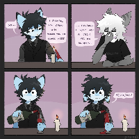 Which one came first: the tiger shark from Changed or the one in this comic? No, I’m not talking about the blue one, I’m talking about the grey one.

I randomly found this on google.

Also, I can’t tell if this should go in the NSFW section cause of the obvious dick reference or not.