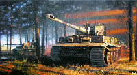 "The Tiger I was a German heavy tank of World War II that began operational duty in 1942 in Africa and in the Soviet Union, usually in independent heavy tank battalions. It gave the German Army its first armoured fighting vehicle that mounted the 8.8 cm KwK 36 gun. 1,347 were built between August 1942 and August 1944."
-Wikipedia
Lethal but with many mechanical issues (as most ww2 German tanks)  
The only surviving tiger (Tiger 131) resides in The Tank Museum in Bovington in Dorset, England