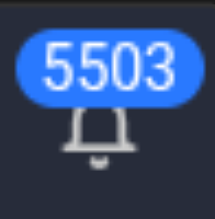 This was the amount of notifications I received from Pixilart when I came back 1 year ago. I made it go to 5,507 before I finally clicked on the notification button.