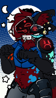 pretty much me as a protogen ;3