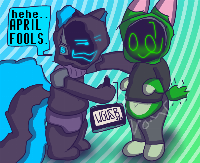 the *best* way to participate in april fools >:3 (he chonky now)