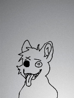 jus another insane wolf
didn't feel like drawing the arms, feel free to draw arms of your own on if u want :3c