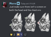 Remember! Do not place screens on both chest and head

I seen this on discord