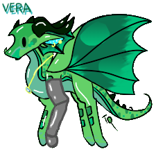 Welp, I need somewhere to post my WoF stuff (I have blocks on my computer cause it's for sChOoL, so I can't get on my DA), so Imma post it here for now. So here's Vera!
More About Her:
She/Her| Omnisexual| RainWing
Vera is very aggressive, thus her necklace has been Animus enchanted to keep her calm. She lost her arm to a fight between her, Yucca (ref soon), and Arid (ref soon), which lead her to get angry, lash out at Aspen (ref soon), cause her to spit venom on him while he panicked and breathed fire on her, and long story short, she lost her best friend. She has her own book while also making a prolonged appearance in my *very* long fanfic, Three Moons (prologue soon).
|Base by TheQuack3n On DeviantArt (DA)|