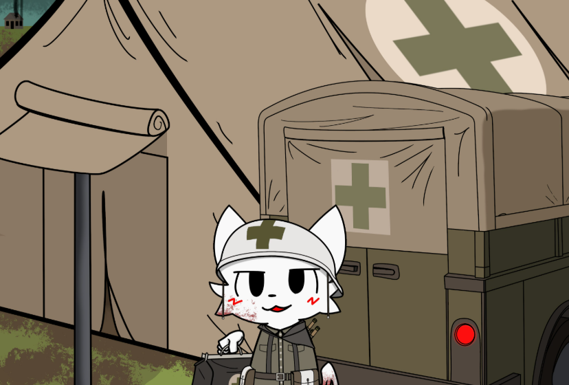 Medics always need a smooch after a revive :3