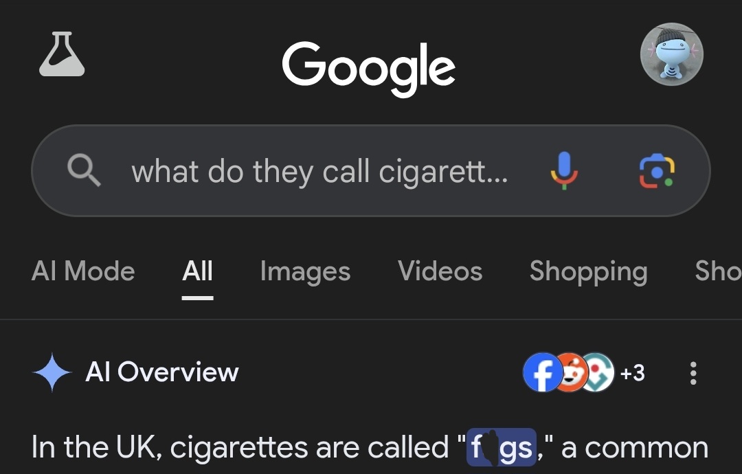 Uuuuh yeah they can't really say that in America 