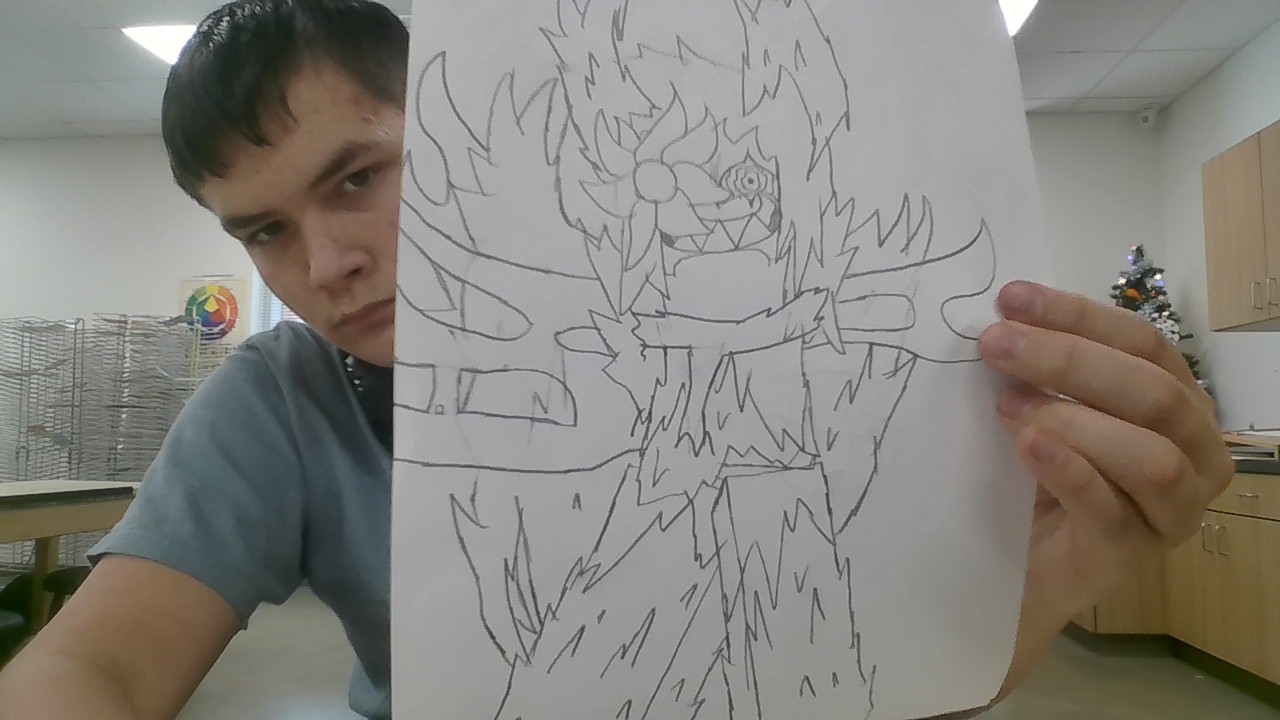 so this will not be in the game for a long time cuss I only have 2 people moldling the character me and @EnzoPeanut and I have blender but I am at war with blender rn so it will take a long time for me to make this