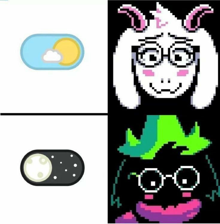 I vote dark mode ralsei
(Not my meme)