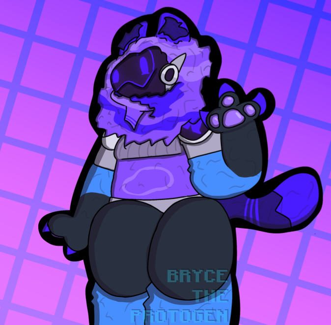 just a fursona i made for my friend :3 he wanted one sooo