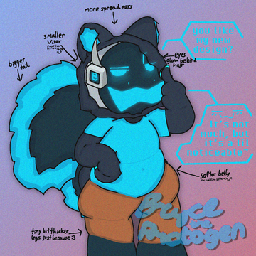 more suitable for cuddling -w-