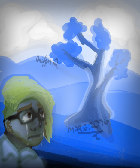 I only added myself crying because I like drawing tears. 