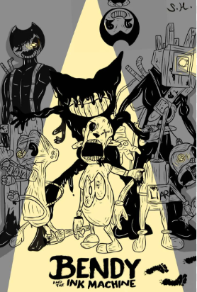 As you walked into the old studio you worked at, you looked around, it looked different. The lights were dim like always and the floors still creaked in certain areas. as you wander the halls of the studio, you noticed the old spot you would work, smiling slightly, you head to the ink machine, noticing that it needed power...


(continue the story, your own way with ur oc's or as the story continues on the game, with any oc from this game, other games, or just ur personal oc! ive been planning this for a while, hope yall like this!)