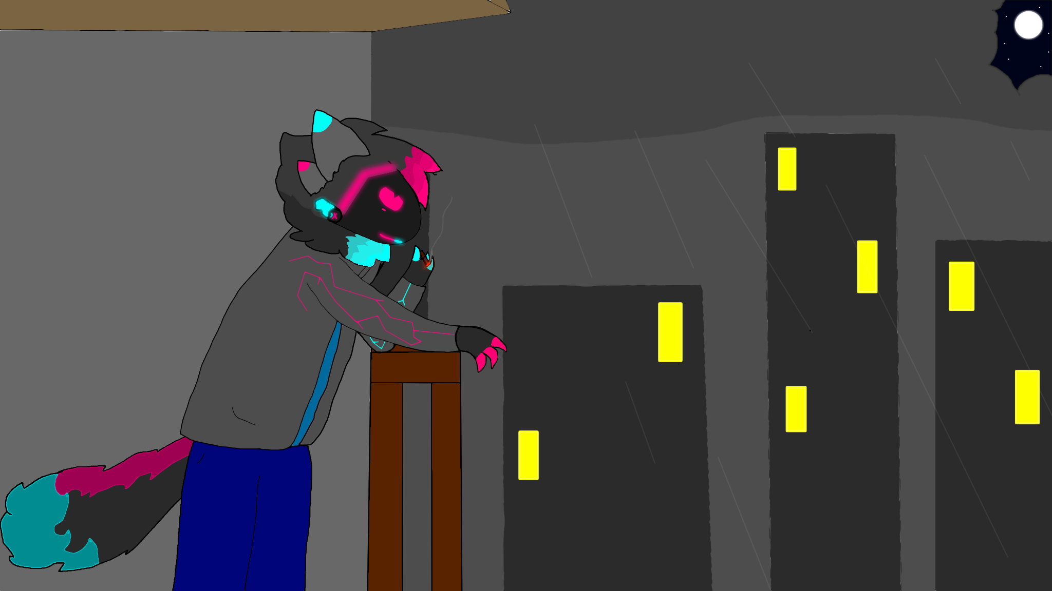 I had some fun with this, and it's one of my first good ones