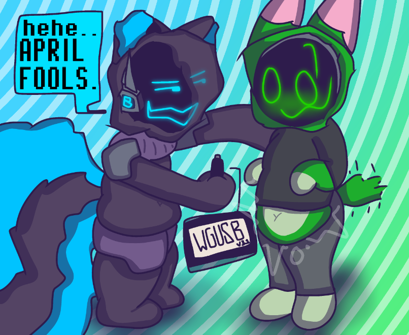 the *best* way to participate in april fools >:3 (he chonky now)