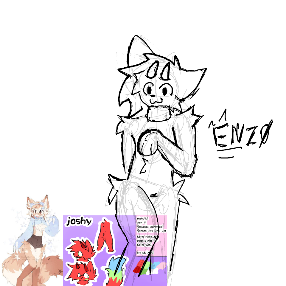 Also i moved back to digital w/pen and tablet

commission for frien' part 2

---art---
me (Enzo)

Love yourselves