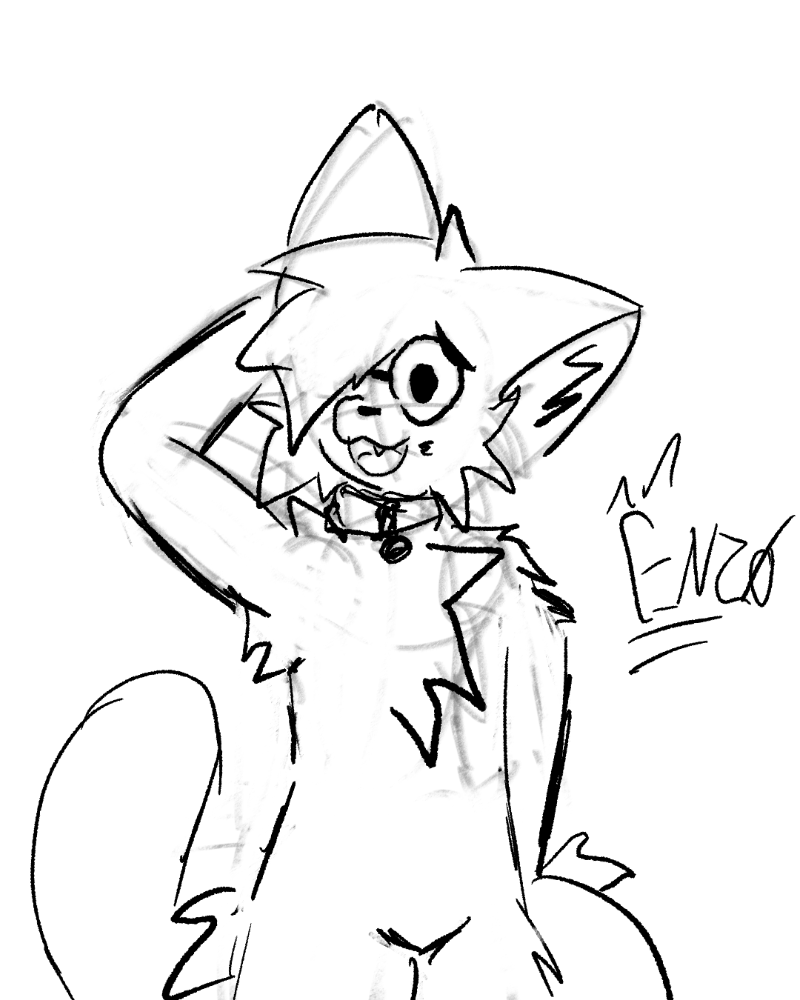 Supposed to be a nerdy dorky cat, idk
----------------------
practising cats for a friend
----------------------
Artwork: ME (Enzo)
Tablet: Huion
Software: Kreska
----------------------
Love yourselves and God bless you.